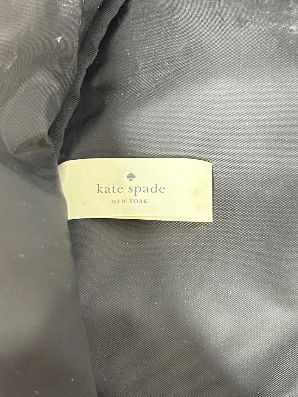 Kate Spade New York Bag Travel Case Lipstick Design Cosmetic Zip Ivory Pink Red